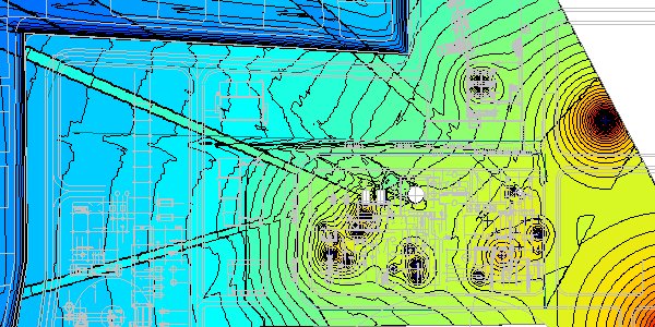 Large industrial unit noise map
