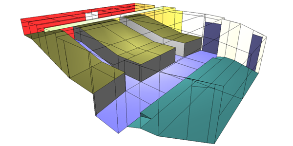 Auditorium 3D acoustic model