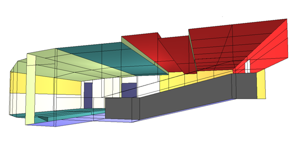 Auditorium 3D acoustic model